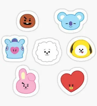 BTS BT21 Chimmy Welcomes Sticker  Pop stickers, Cute characters