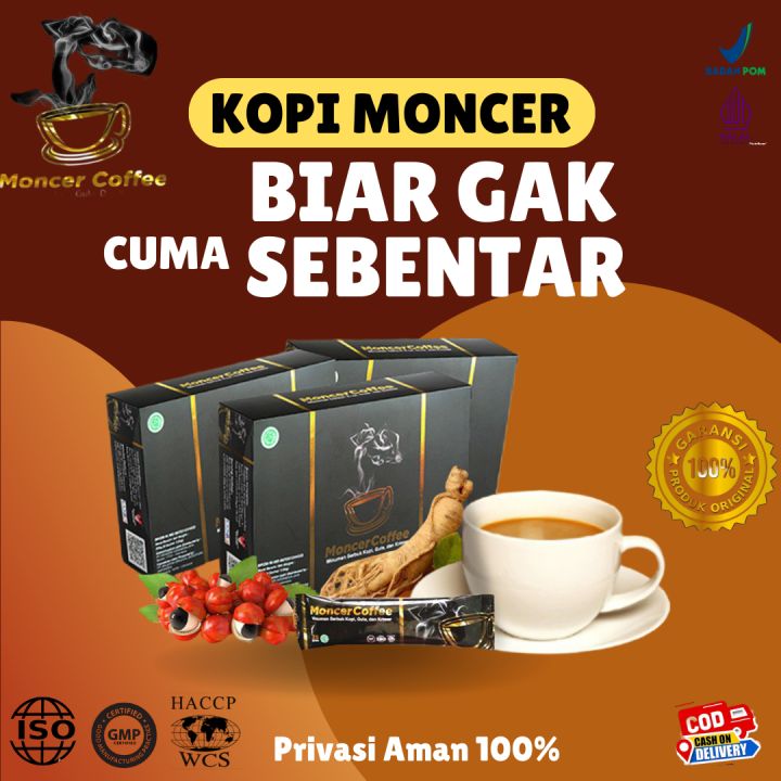 Kopi Moncer Kopi Kuat Tahan Lama Eceran Kopi Pria Perkasa Kopi Bapak Original Eceran