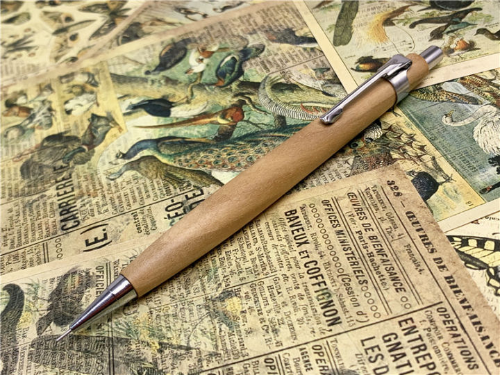 ดินสอไม้มะกอกแบบไม่มีสีเพิ่มความหนาสไตล์-ins-ญี่ปุ่นดินสออัตโนมัติ0-3-0-5-0-7-มม-ดินสอสำหรับเขียนภาพ
