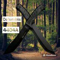 Columbia มีดสั้น ดำล้วน รุ่น 4404A พร้อมซองเก็บมีด ขนาดยาว30cm