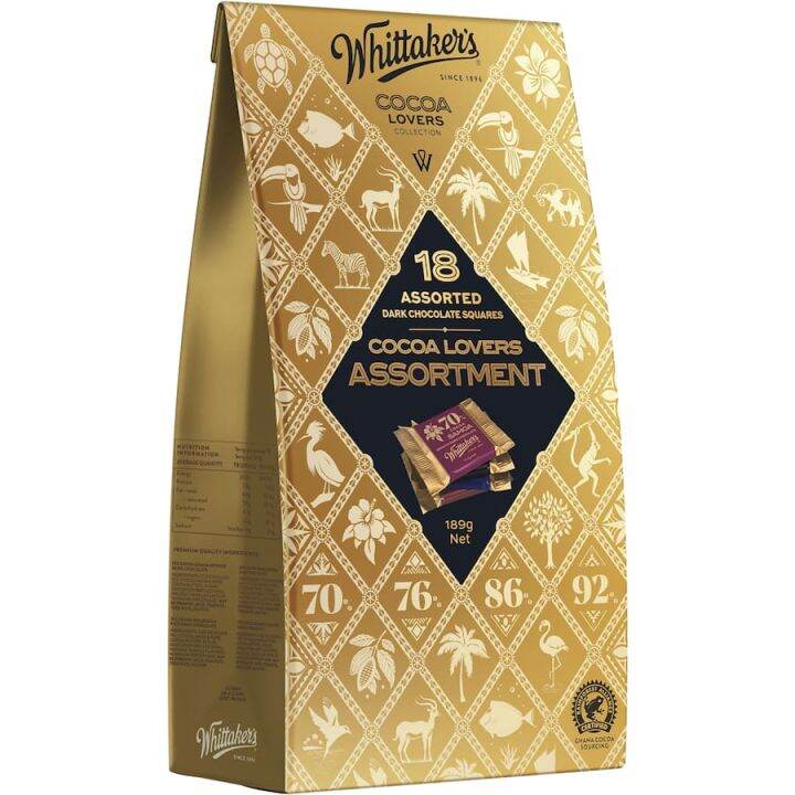 Whittakers Artisan Collection Chocolate Cocoa Lovers Assortment Lazada Ph