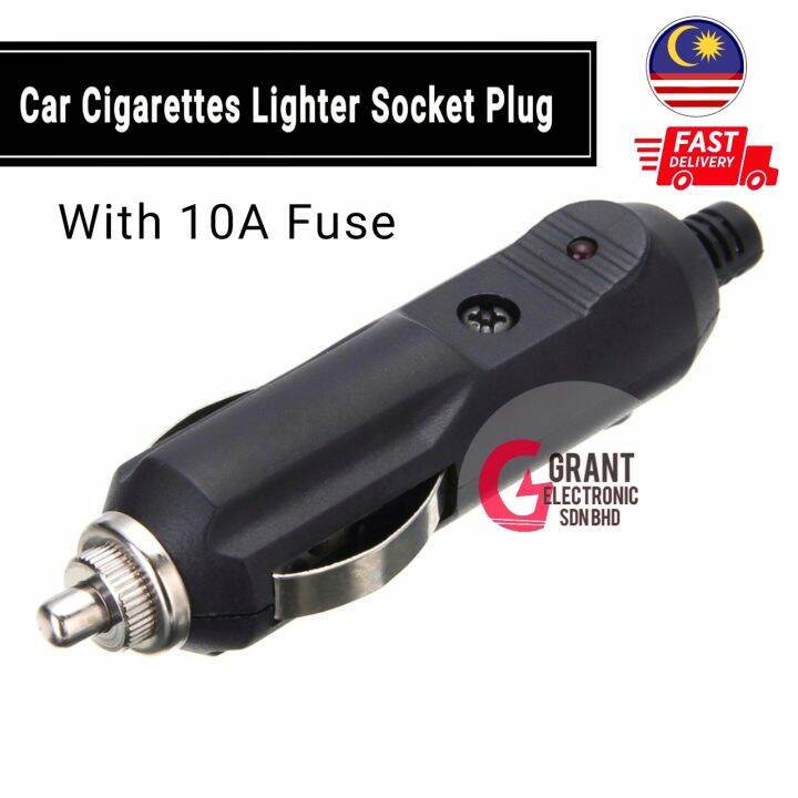 12v 24v Car Auto Cigarette Lighter Socket Plug Connector with fuse led