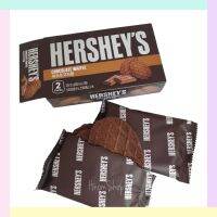 Hersheys chocolate waffle วัฟเฟิลช็อกโกแลต เกาหลี 1 กล่อง 2 ซองย่อย