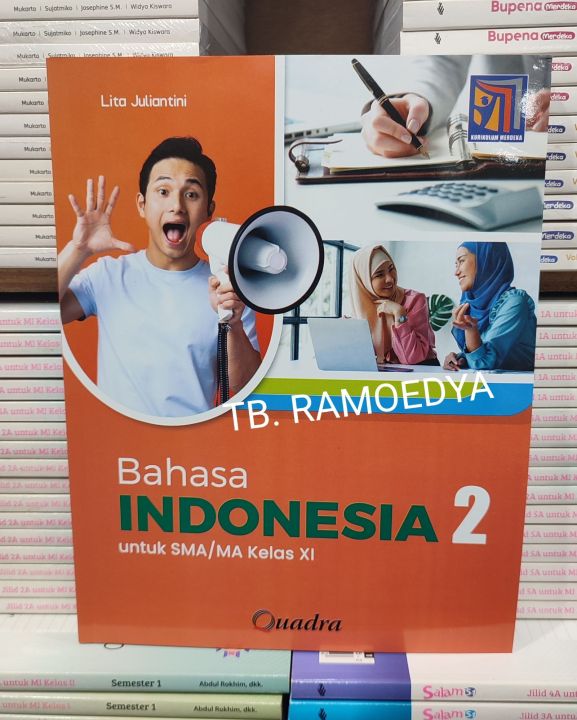 Buku Bahasa Indonesia SMA/MA Kelas XI Kurikulum Merdeka Quadra | Lazada ...