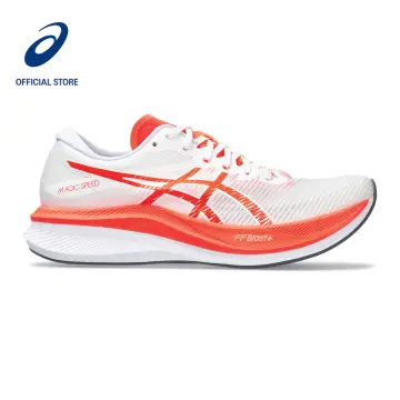 White sale asics trainers