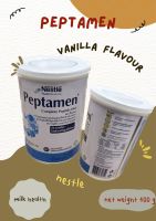 "Peptamen" อาหารสูตรครบถ้วนสำหรับผู้ป่วยที่มีปัญหาเกี่ยวกับระบบการย่อยอาหารและการดูดซึม เป็นอาหารทางการแพทย์สูตรเปปไทด์ที่ร่างกายดูดซึมได้ง่าย เนื่องจากมีโปรตีนเวย์ในรูปแบบเป็ปไทด์ และประกอบด้วย มีเดียมเชนไตรกลีเซอไรด์ (MCT)