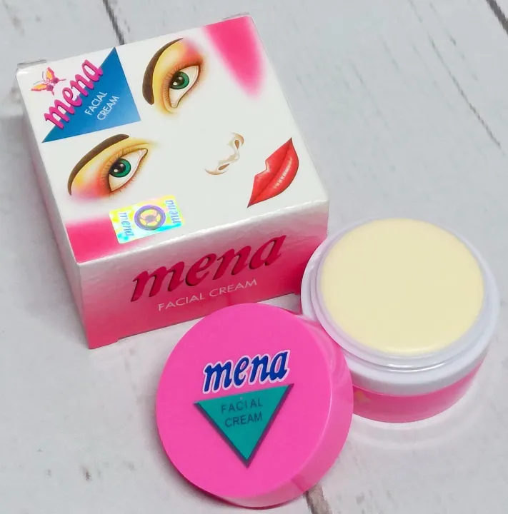Mena Facial Cream 3g Whiter Smoother Glower Younger Rejuvenated Skin