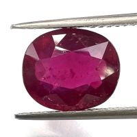 พลอยทับทิมแท้ Natural Ruby เผาใหม่ | 6.74cts | 10X12mm | 1350฿