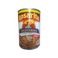 Rosarita Refried Beans Vegetarian454g.ถั่วผสมผักในน้ำเกลือ โรซาริต้า 454กรัม