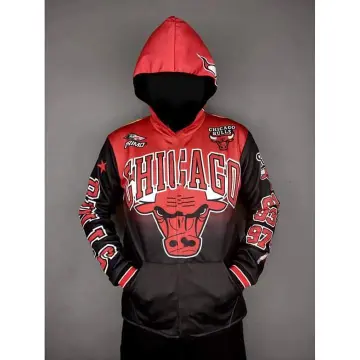 Chicago Bulls NBA Denim Jacket With Hood- XL – The Vintage Store