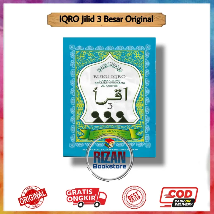 IQRO Jilid 3 Besar Original | Lazada Indonesia