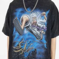 Spenzer.street | Luffy gear 5เสื้อโอเวอร์ไซส์ เสื้อผ้าแฟชั่น สตรีท rapper travis ทราวิส 2pac ฮิต 2023 มาใหม่