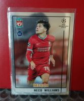 Neco Williams RC Liverpool card soccer Topps Merlin