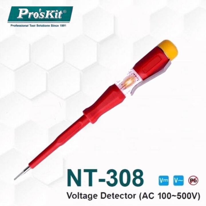 Pro'sKit Voltage Detector screwdriver / Test Pen original NT-308 | Lazada