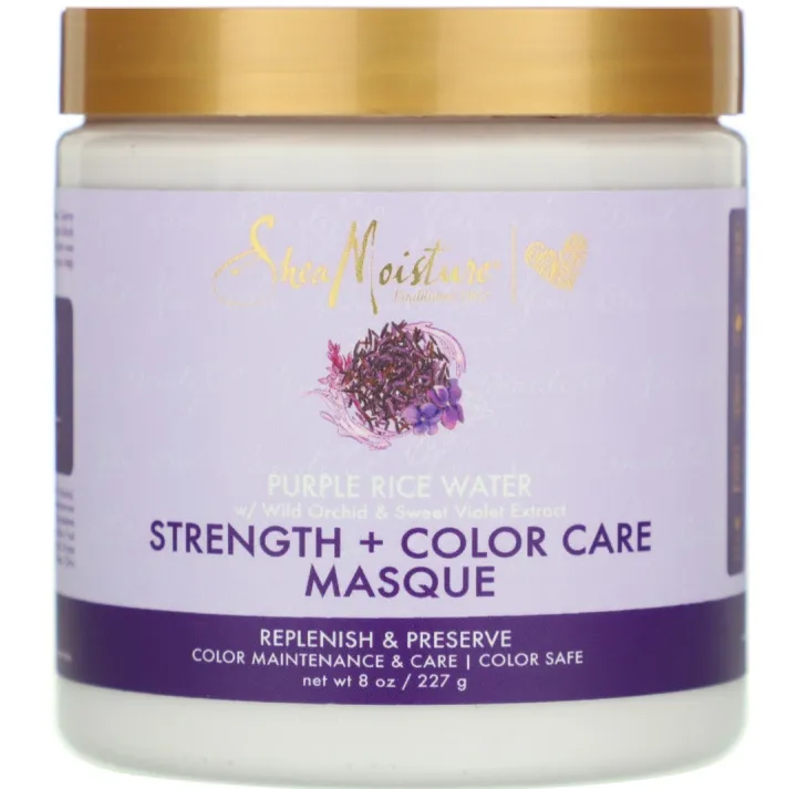 Shea Moisture Purple Rice Water Strength + Color Care Masque 227gEXP 1/