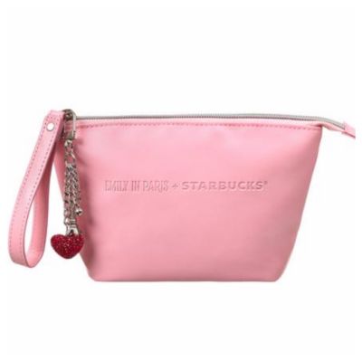 Starbucks Emily in Paris Pink Pouch แท้💯