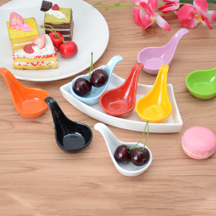 Caviar Spoon Scandinavian Imitated Porcelain Spoon Commercial Creative