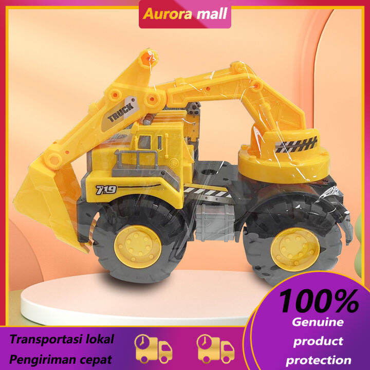Large Engineering Car Set Simulation Fall Resistance Excavator Sliding