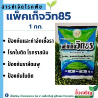 แพ็คเก็จวิท85 (คอปเปอร์ ออกซีคลอไรด์) 1kg.  ใช้ป้องกันโรคที่เกิดจากแบคทีเรีย และเชื้อราโรคราน้ำค้าง โรคใบจุด โรคใบไหม้ โรคใบติด