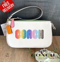 กระเป๋าคล้องแขน Coach Nolita 19 With Rainbow Coach