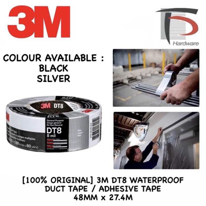 100 ORIGINAL 3M DT8 WATERPROOF DUCT TAPE ADHESIVE TAPE 48MM X 54   Sab47e008d9954f778b4575d1ac545e05U  720x720q80 