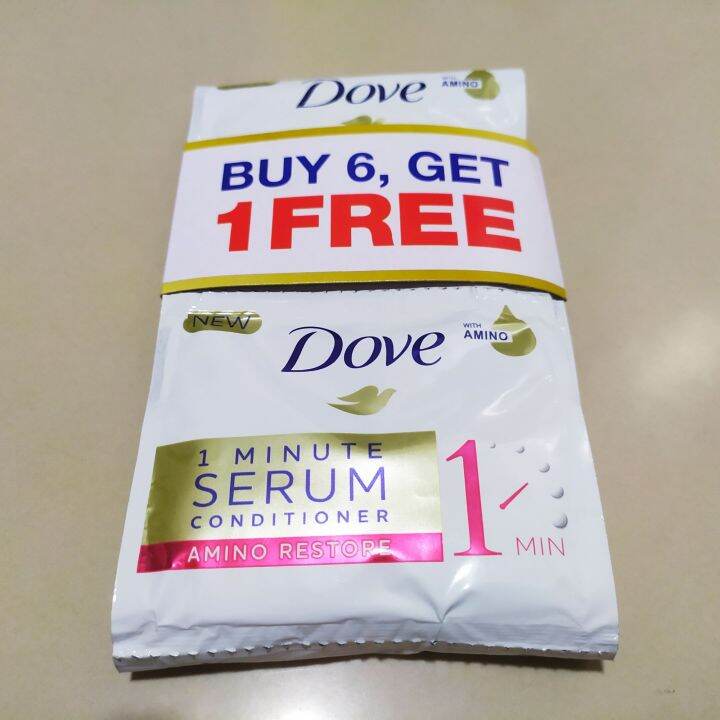 DOVE Conditioner Serum 6+1 x 10ml Lazada PH