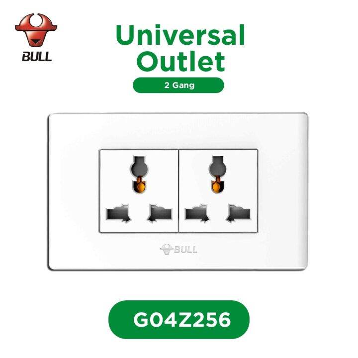 Universal Outlet 2 gang socket wall socket Set Lazada PH