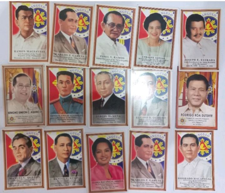 Philippine Presidents Postcard Set Of 16 Presidents Lazada Ph 2496