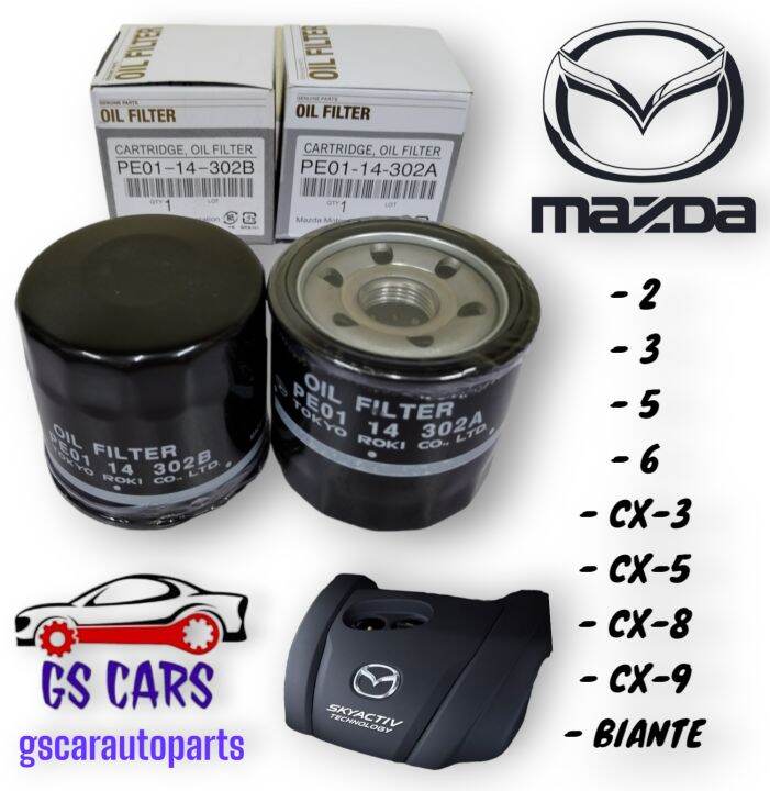 Mazda Skyactive Engine Oil Filter 2 / 3 / 5 / 6 / CX3 / CX5 / CX8 / CX9 / Biante / Skyactive