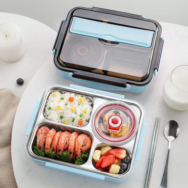 Separated Lunch Box 316 Stainless Steel Genuine Food Grade Office ...