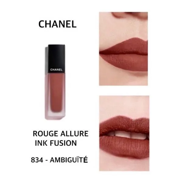 Chanel Rouge Allure Ink Fusion 834 Ambiguite Full Size No Box | Lazada  Indonesia