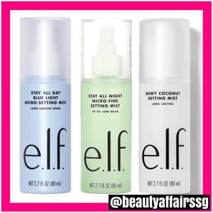 ⚜️ Elf ⚜️ Stay All Night Micro-Fine Setting Mist / Blue Light Setting ...