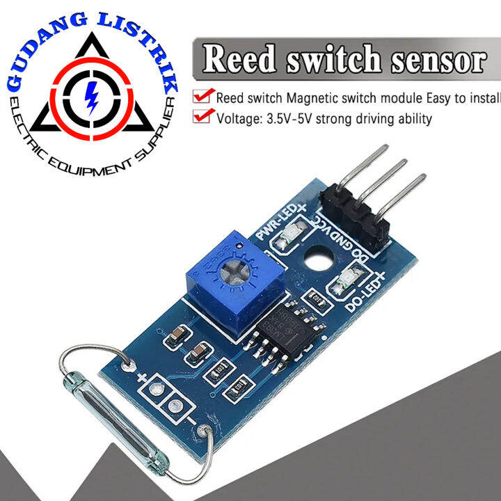 Reed Switch Magnetic Sensor Magnet Switch Module Arduino | Lazada Indonesia