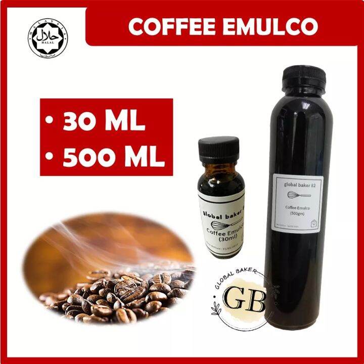 COFFEE EMULCO /FOOD FLAVOUR /COFFEE PERISA MAKANAN (HALAL) 食用咖啡香精 30GM