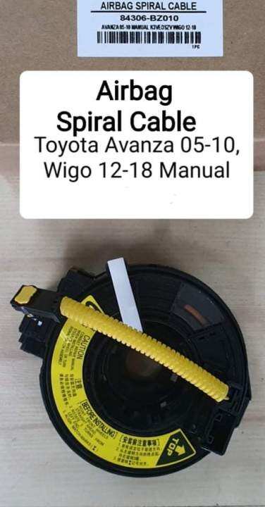 Airbag Spiral Cable Toyota Avanza 2005-2010, Wigo 2012-2018 Manual ...