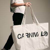 CARNIVAL® HEAVY TOTE  กระเป๋า Heavy Tote ไซส์ใหญ่พิเศษ ผลิตจากผ้า Cotton ขนาดกว้าง 90 ซม. ยาว 45 ซม.