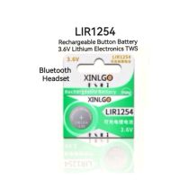 LIR1254 Rechargeable Button Battery 3.6V Lithium Electronics TWS Bluetooth Headset 1 ก้อน ส่งเร็ว เก็บเงินปลายทาง