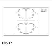 ผ้าเบรคหลัง ENDLESS MX72 EIP217 M2 G87 M3 G80 M4 G82/G83