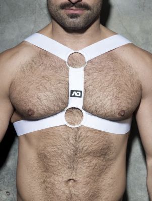 Addicted Double Ring Harness White
