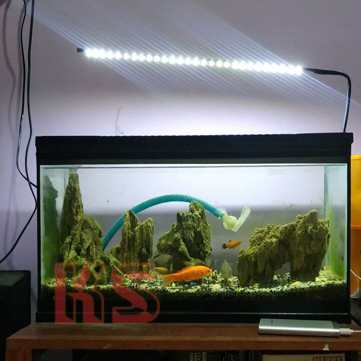 Lampu Aquarium 50cm Dengan 28 Mata Led Smd Lampu Aquascape Lampu Ikan