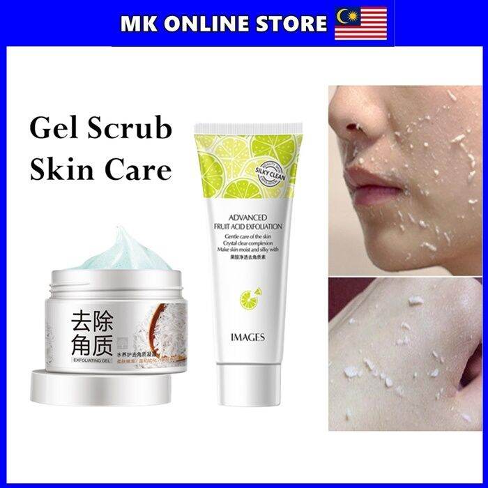 Scrub Face Lime lemon Body Peach Moisturize Nourish Fragrance Milky