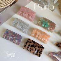 Piano marble hair clip (twhc04)