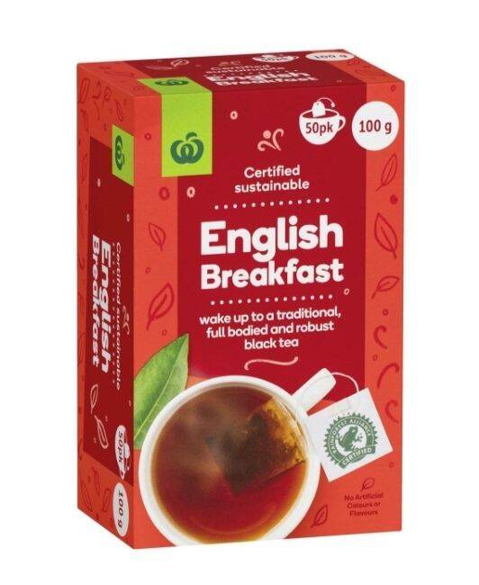 Woolworths English Breakfast Tea 50s Lazada PH