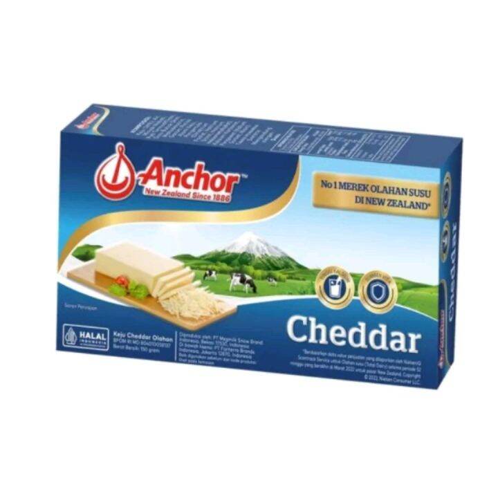 KEJU ANCHOR CHEDDAR 150 GR | Lazada Indonesia