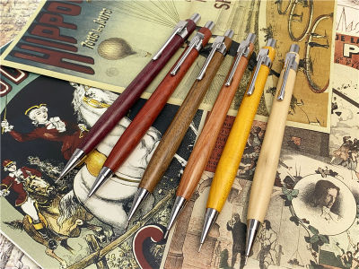 ดินสอกดไม้แท้สไตล์ INS แบบญี่ปุ่นน้ำหนักเบาพกพาสะดวก0.3/0.5/0.7/มม. ดินสอไส้ดินสอสำหรับเขียนและวาดภาพ