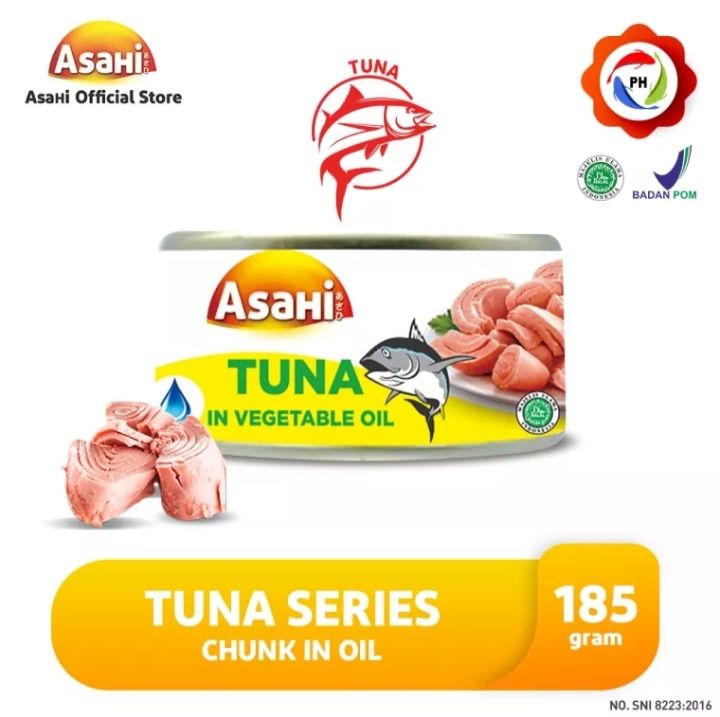 Asahi Tuna Chunk In Oil 185 Gr Lazada Indonesia