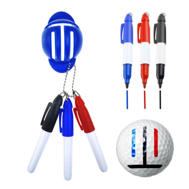 Golf Ball Line Liner Marker Pen Alignment Marks Tool Sport Training
