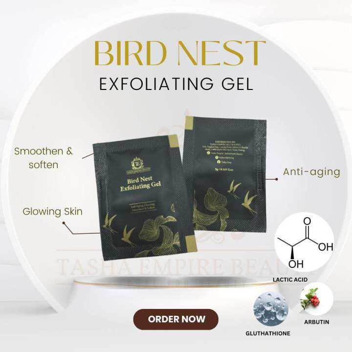 Exfoliating Gel with Bird Nest Extract [Niacinamide, Glutathione