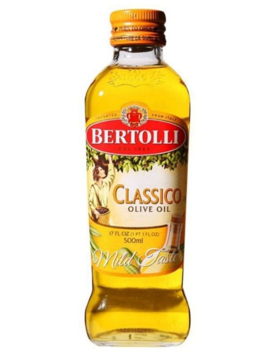 #ส่งฟรี# Bertolli Classic Olive oil เบอร์มอลลี่ น้ำมันมะกอก 500 ml