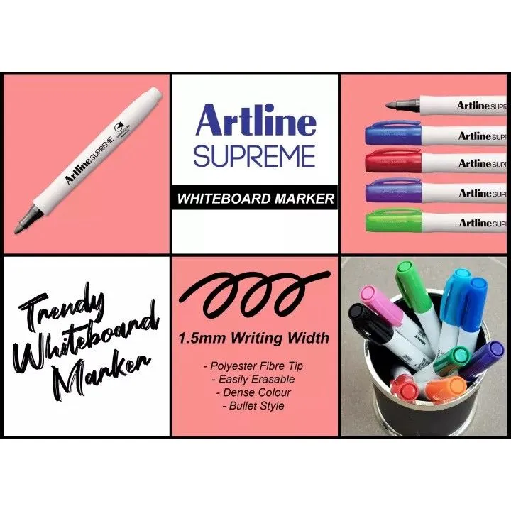 Artline Supreme Whiteboard Marker EPF507 1.5mm Lazada